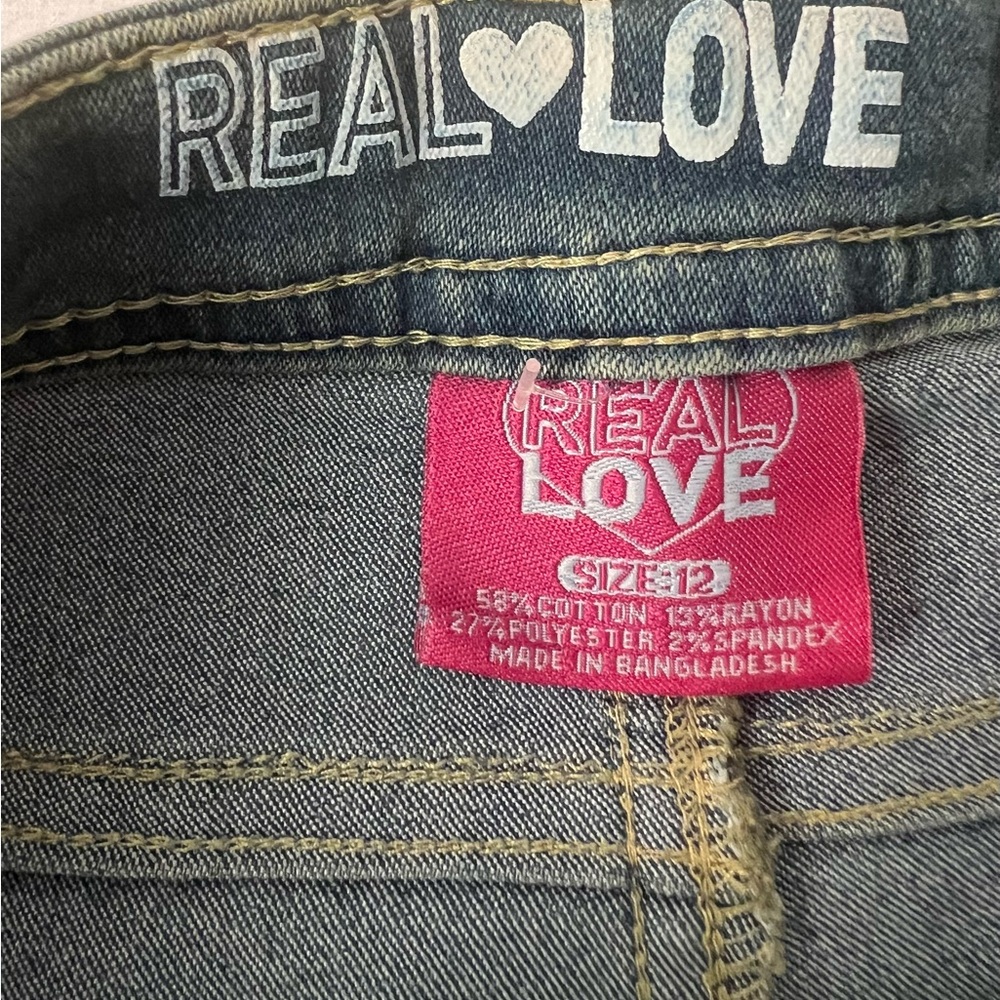 Real Love Girl’s Cute Summer Blue Denim Shorts, Size 12, NWOT - Picture 7 of 7